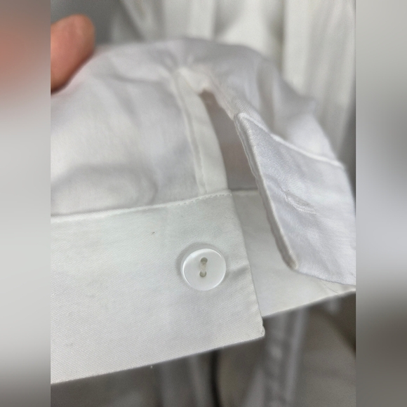 RD & Koko size L Embroidered White  Long Kimono Butom Up - Picture 7 of 12